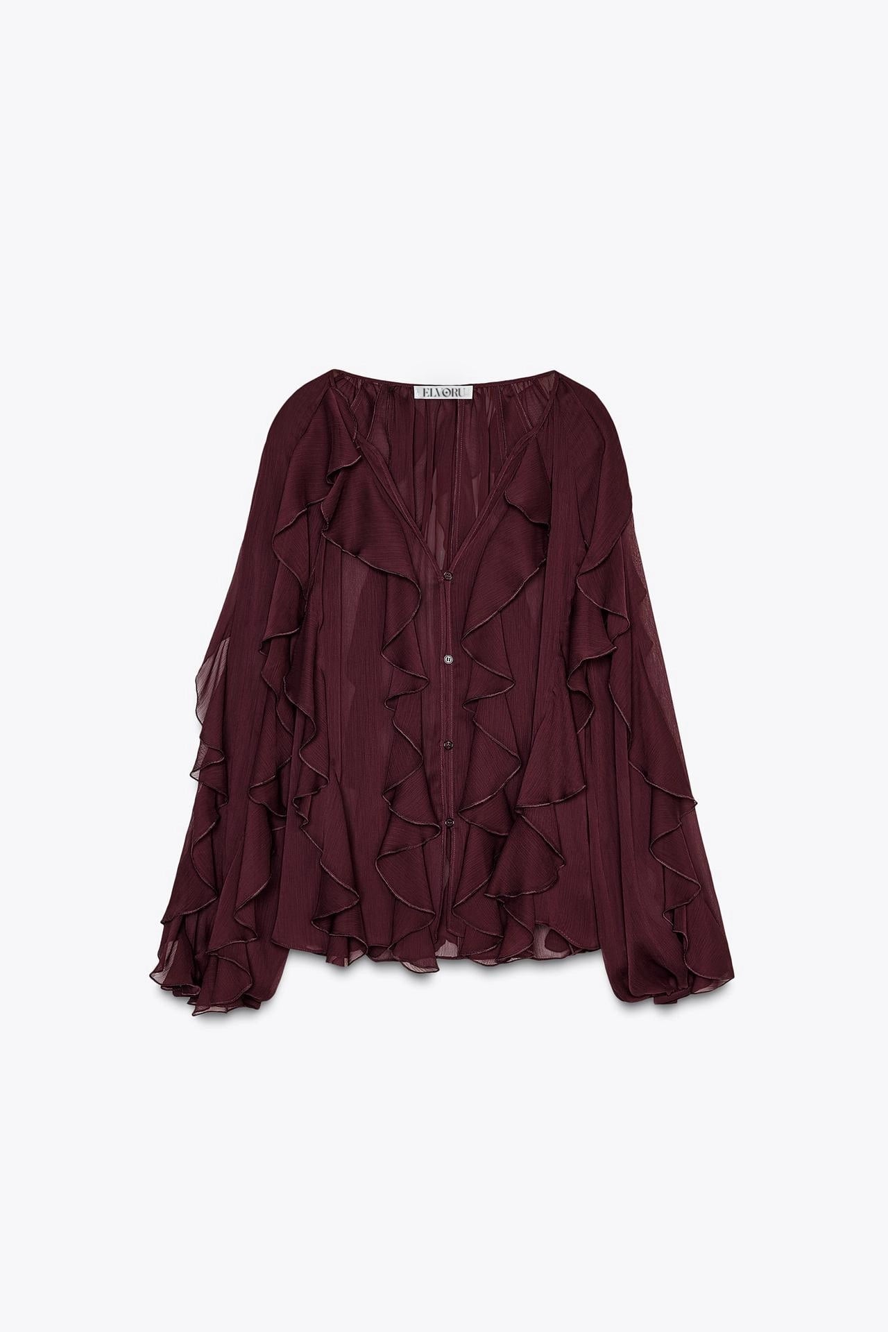 Ovogue-Paris™ | Pure Desire - Blouse à volants
