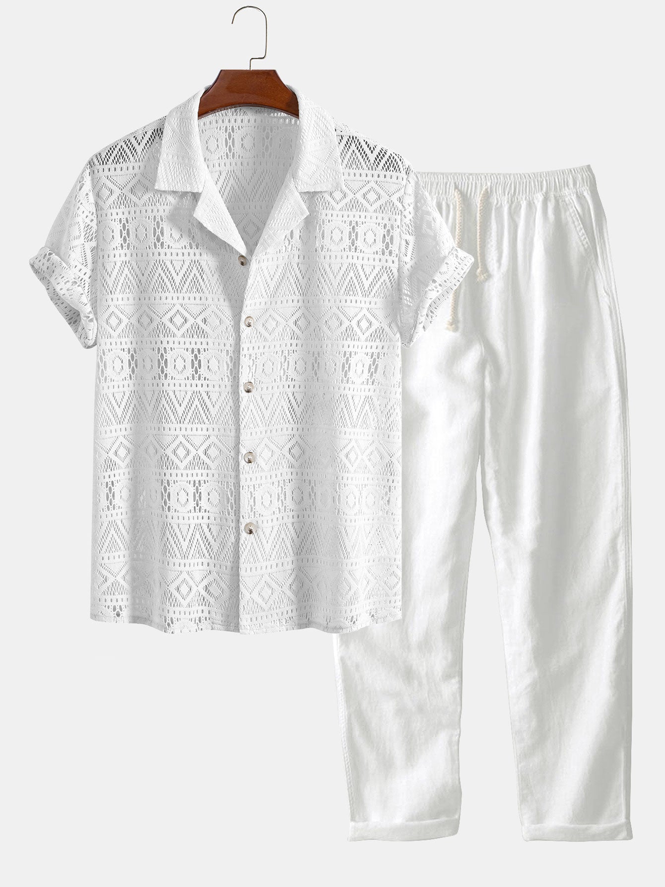 Ovogue-Paris™ | Ensemble d'été chic à manches courtes
