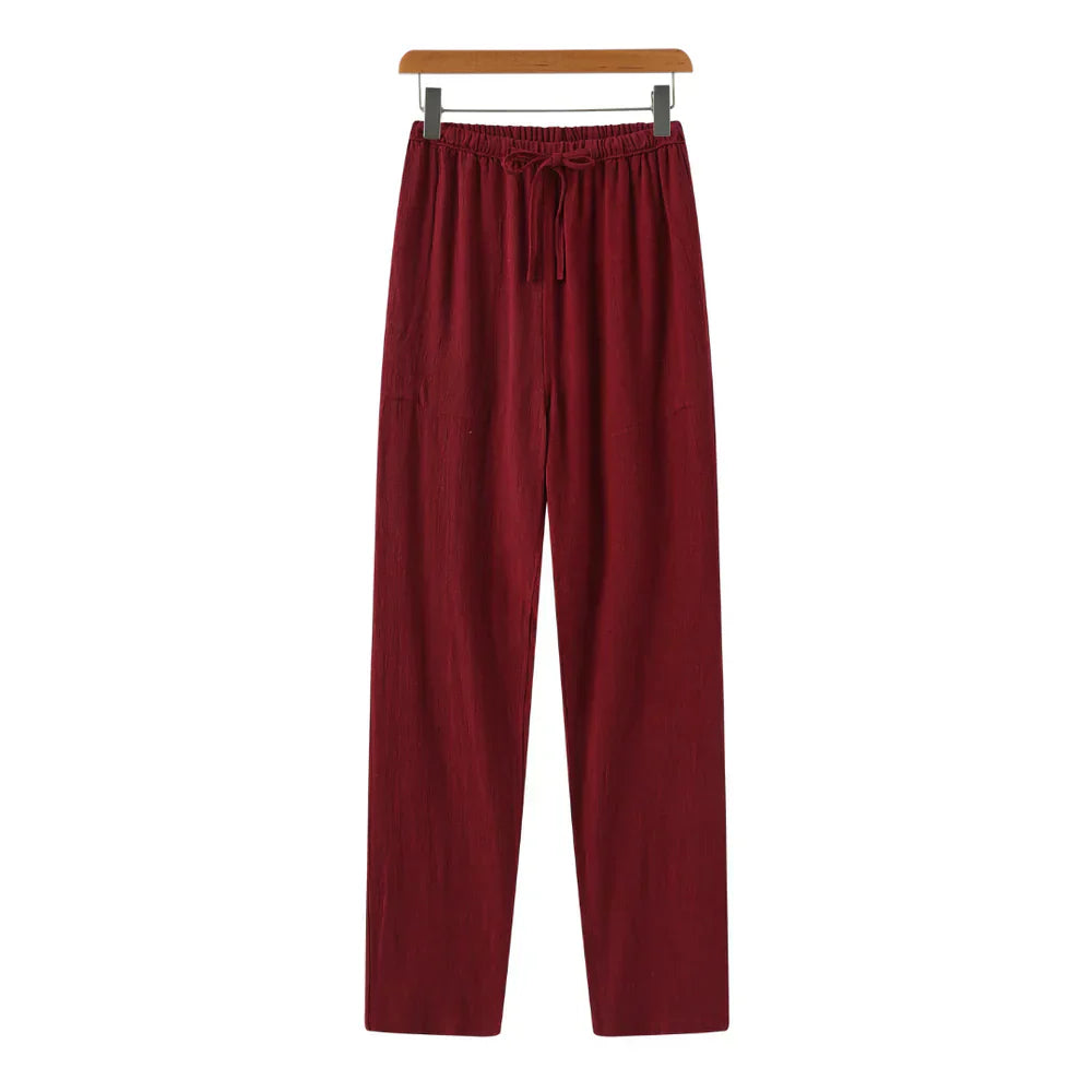 Ovogue-Paris™ | Pantalon slim en lin