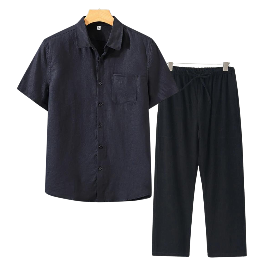 Ovogue-Paris™ | Combo lin manches courtes