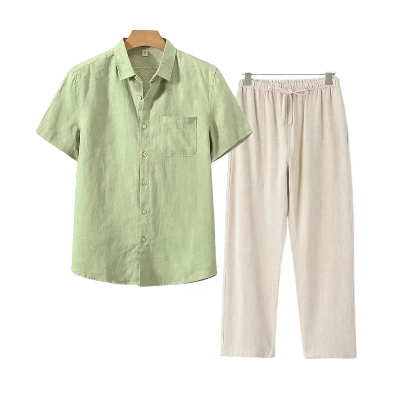 Ovogue-Paris™ | Combo lin manches courtes