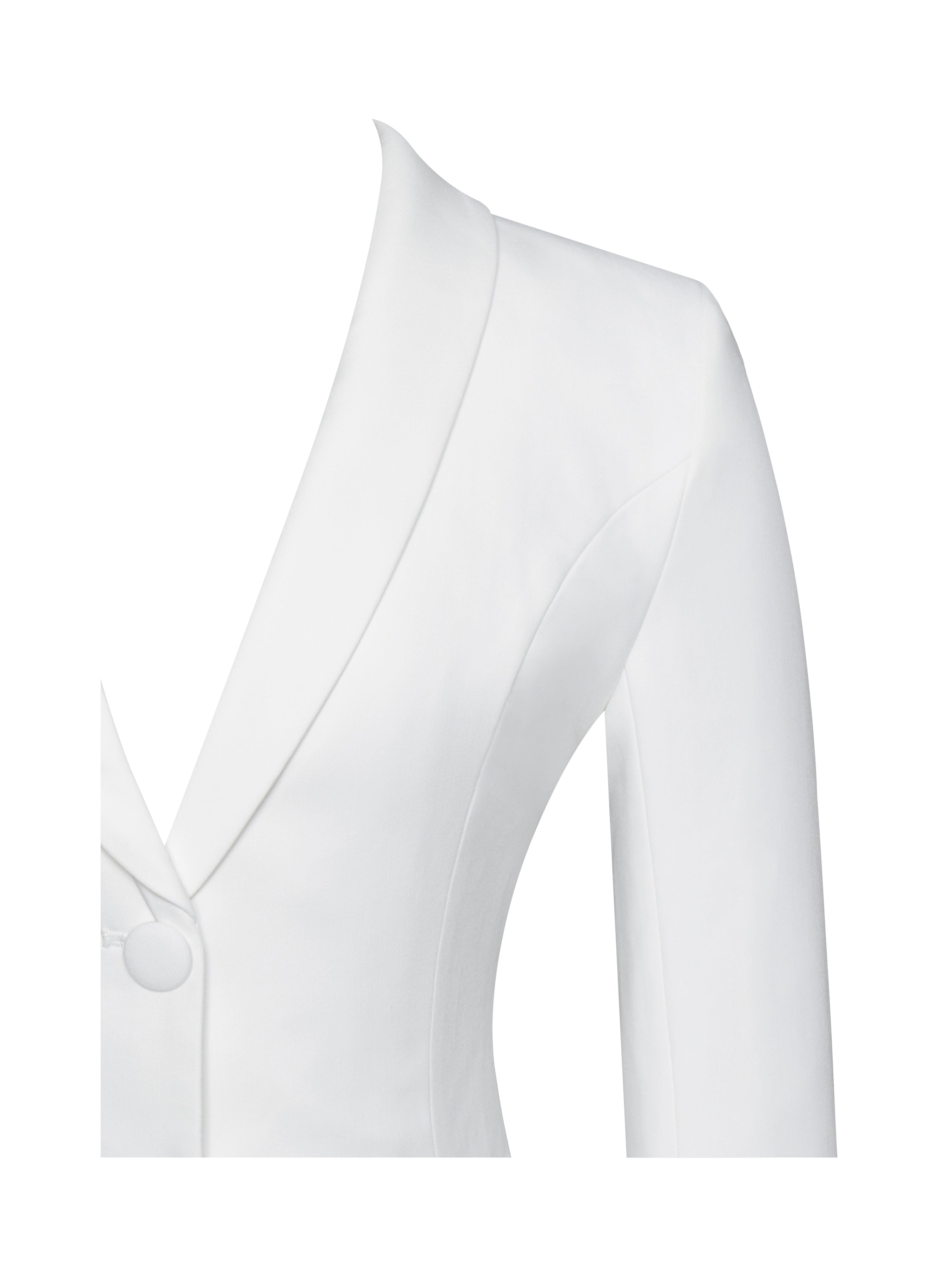 Ovogue-Paris™ | Robe Mini Blazer Blanche
