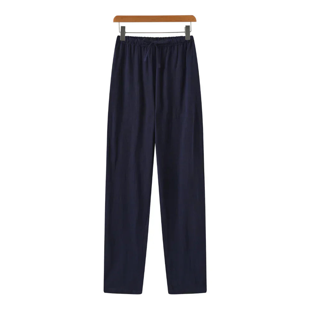 Ovogue-Paris™ | Pantalon slim en lin