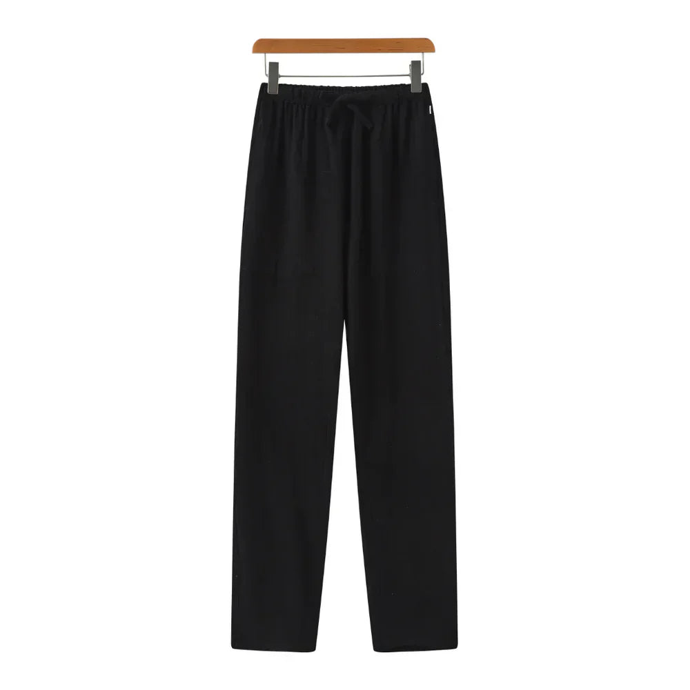 Ovogue-Paris™ | Pantalon slim en lin