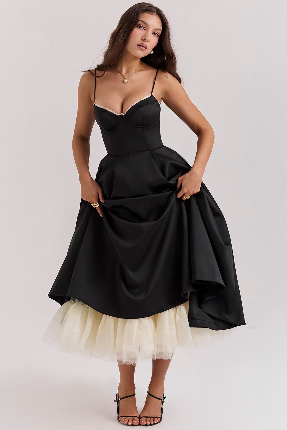 Ovogue-Paris™ | Robe de Rêve en Satin et Tulle