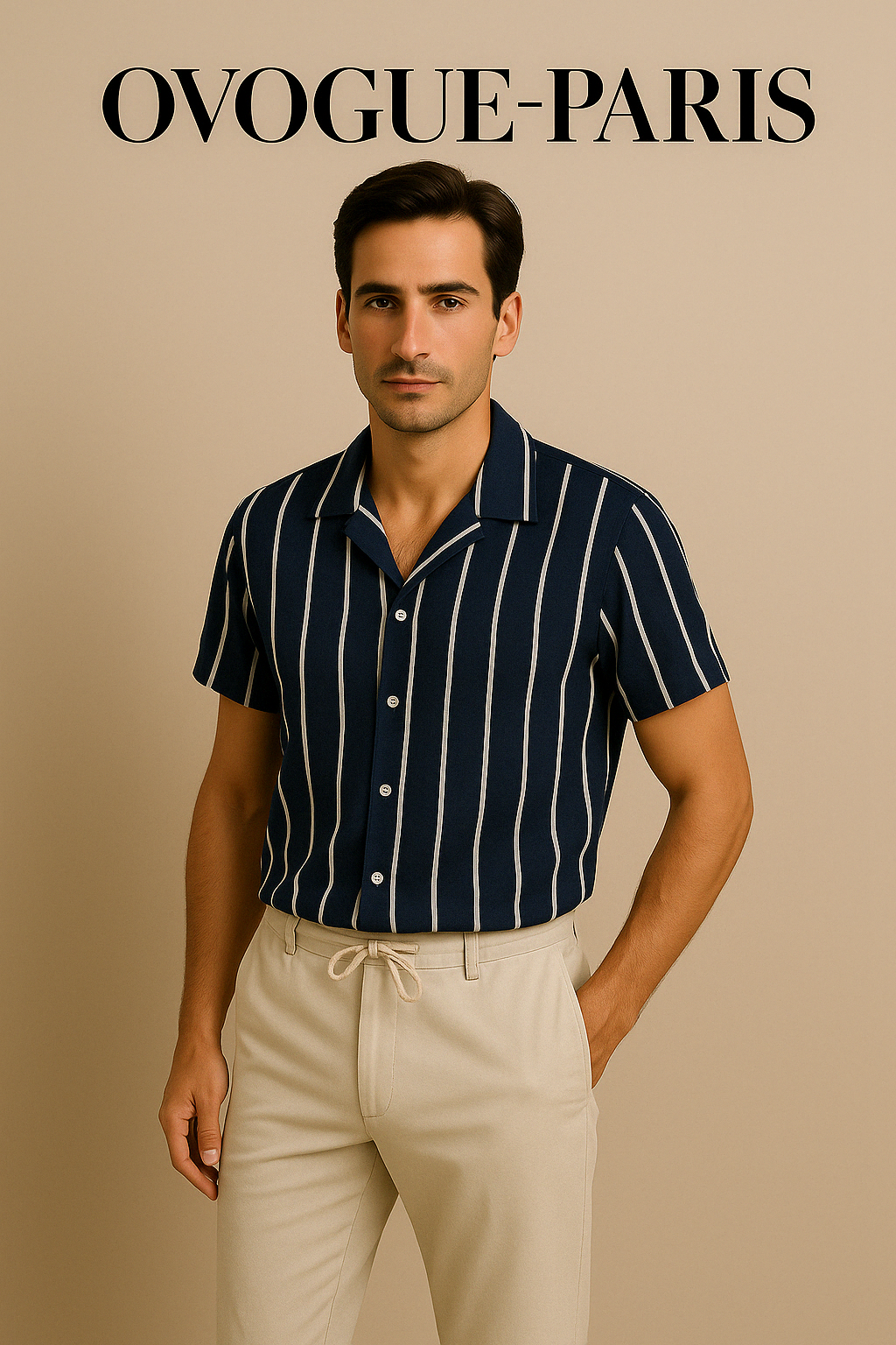 Ovogue-Paris™ | Ensemble chic à manches courtes