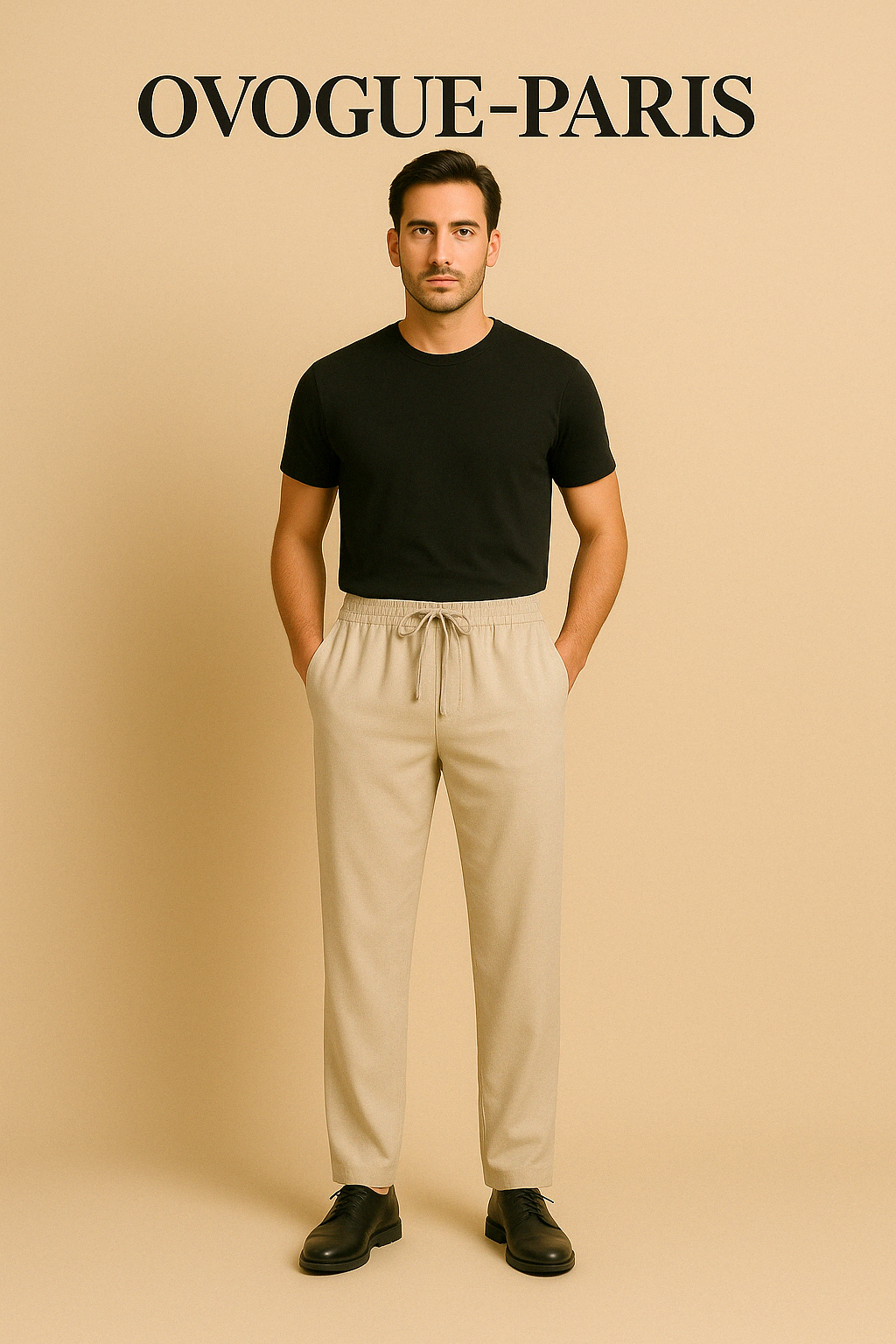Ovogue-Paris™ | Pantalon slim en lin