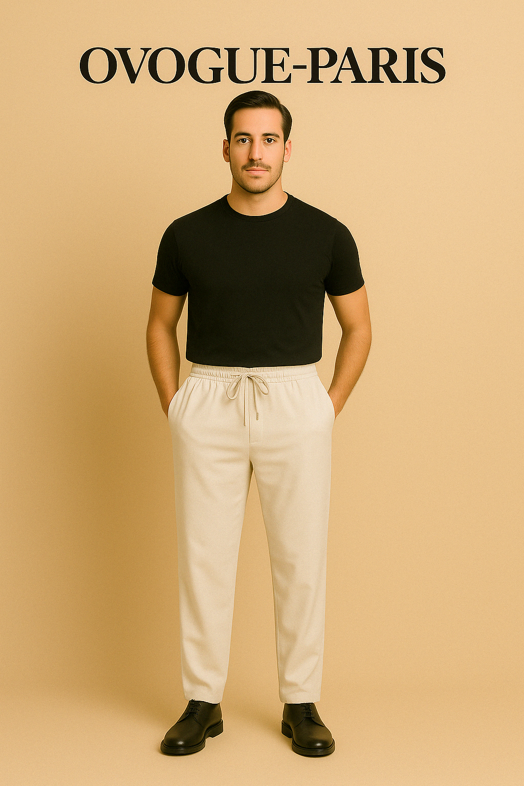 Ovogue-Paris™ | Pantalon slim en lin