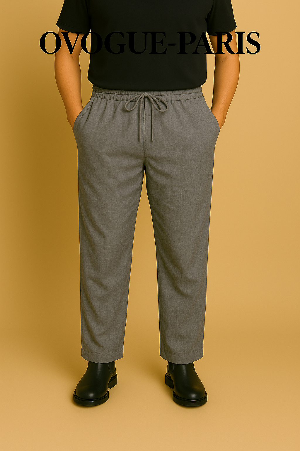 Ovogue-Paris™ | Pantalon en lin