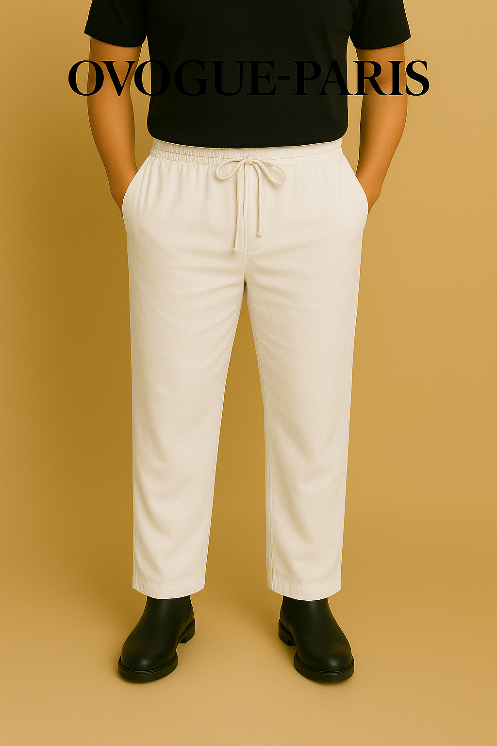Ovogue-Paris™ | Pantalon en lin