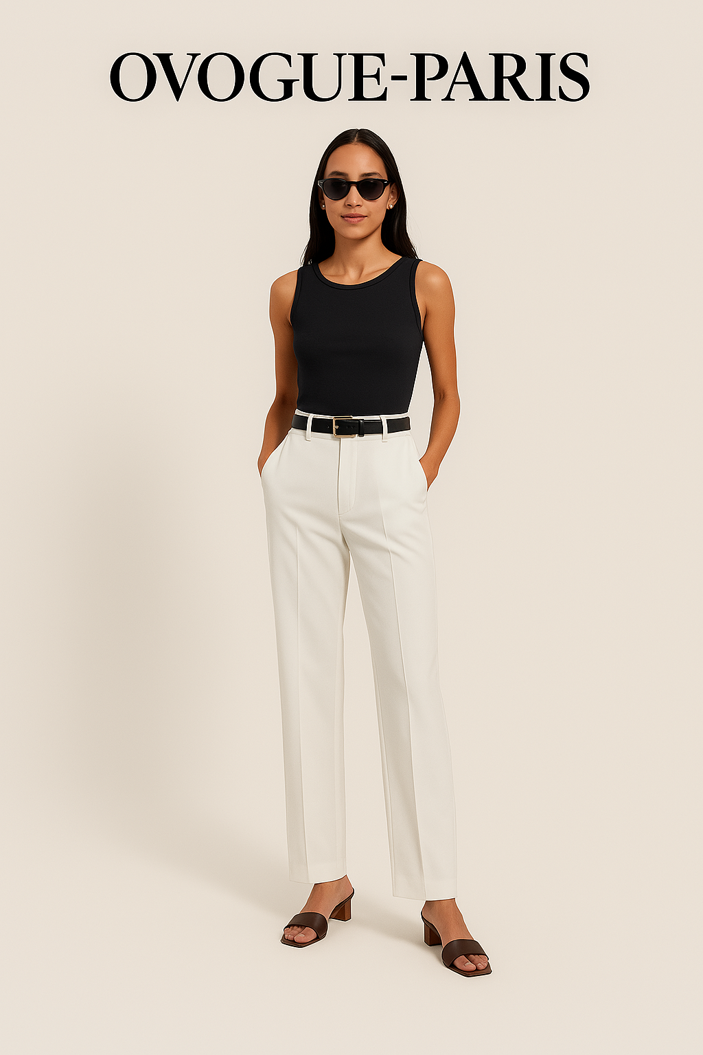 Ovogue-Paris™ | Pantalon - Blanc
