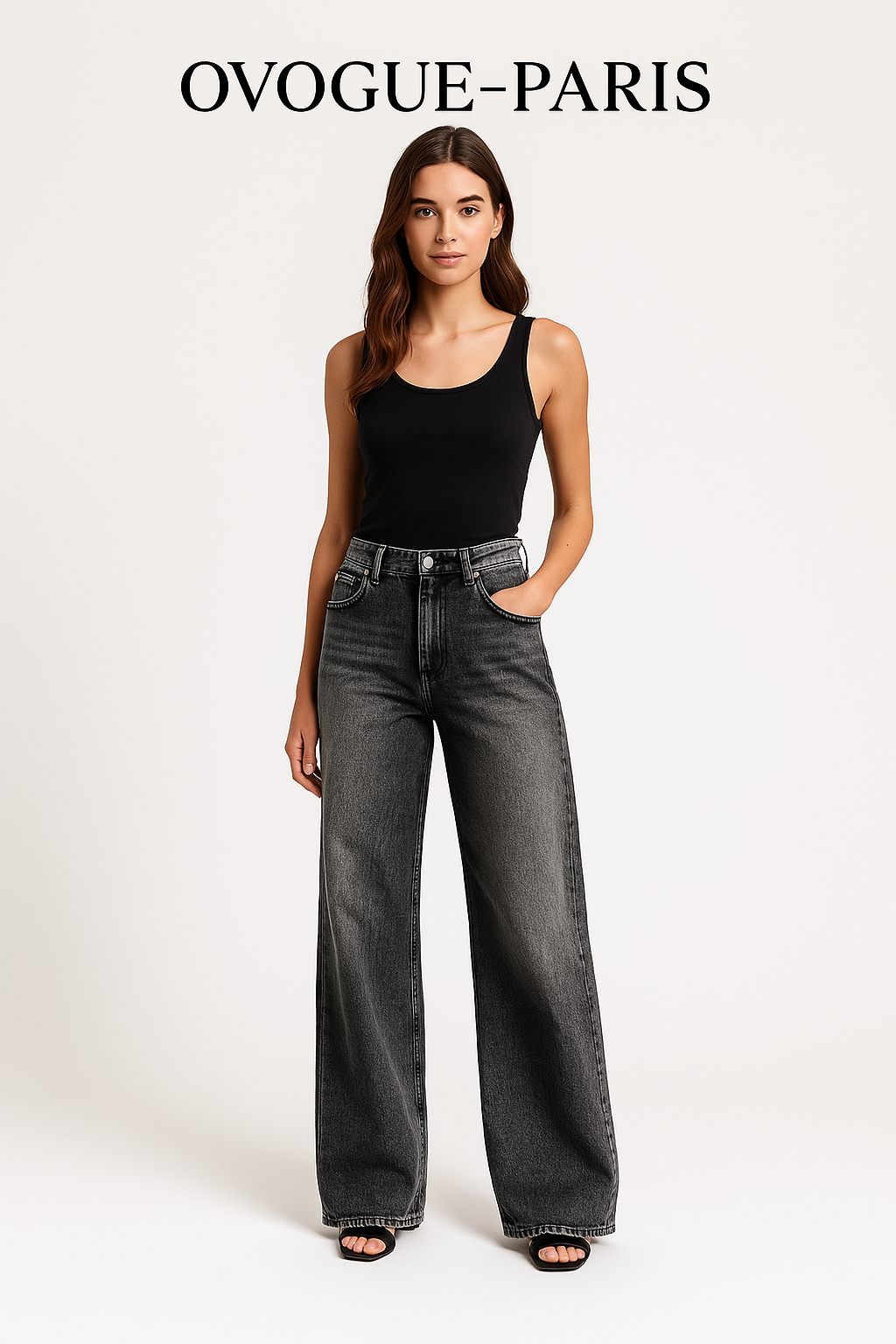 Ovogue-Paris™ | Pantalon large classique