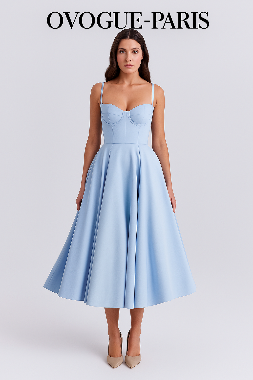 Ovogue-Paris™ | Robe de Rêve en Satin et Tulle