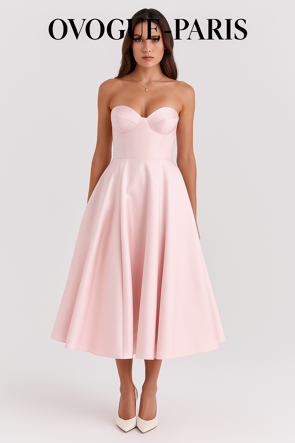 Ovogue-Paris™ | Robe de Rêve en Satin et Tulle
