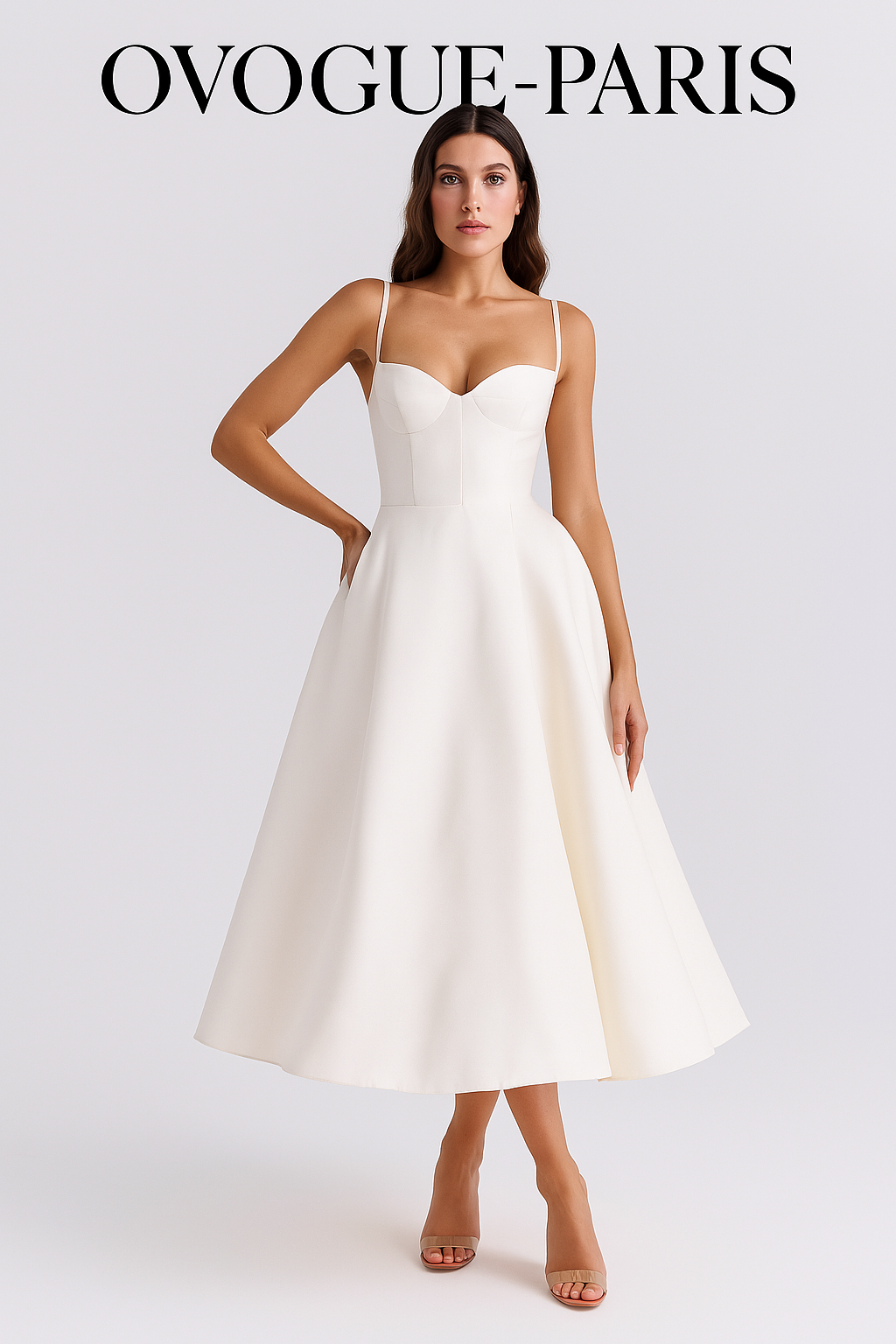 Ovogue-Paris™ | Robe de Rêve en Satin et Tulle