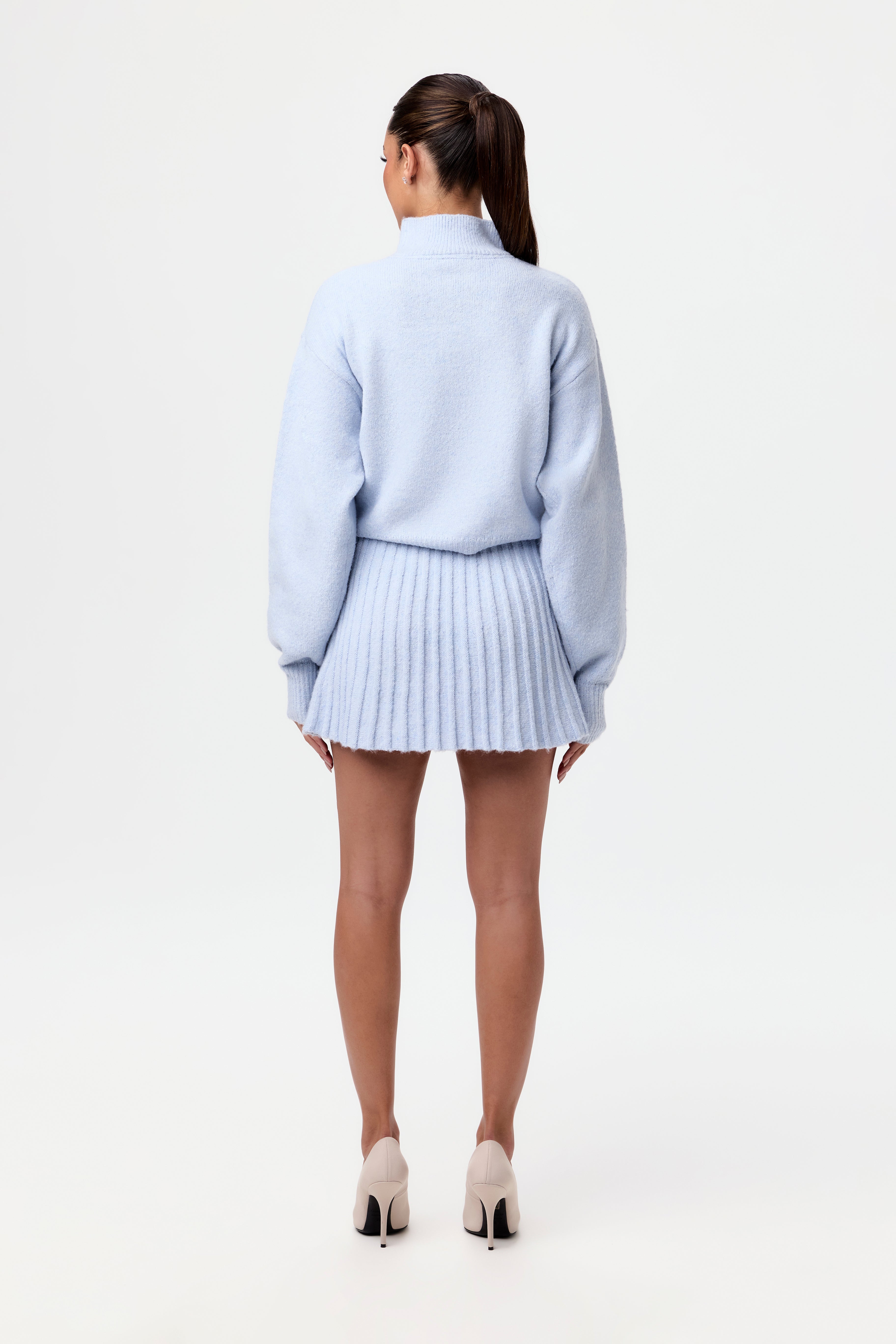 Ovogue-Paris™ | Ensemble Haut & Jupe Plissée
