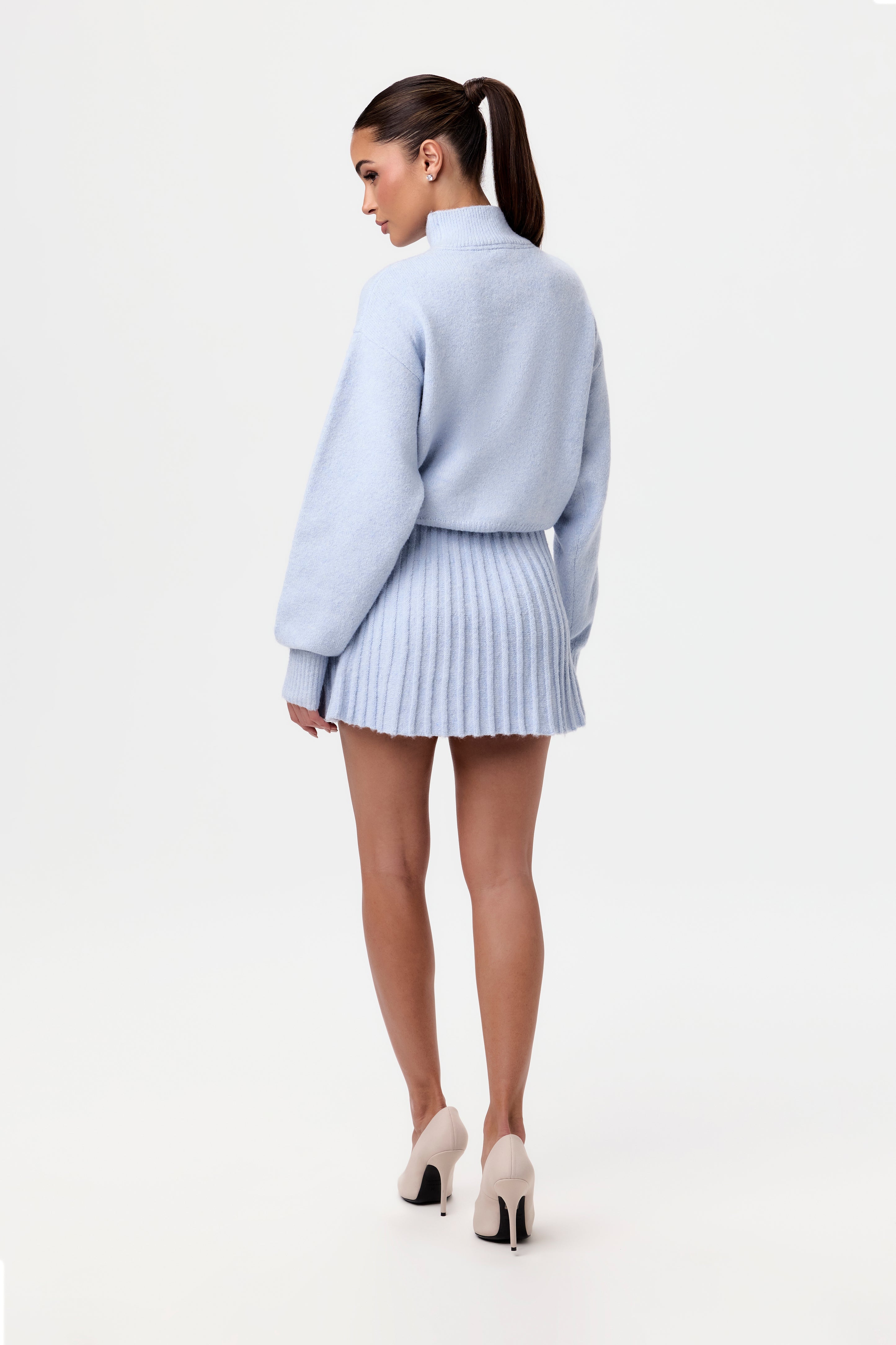 Ovogue-Paris™ | Ensemble Haut & Jupe Plissée