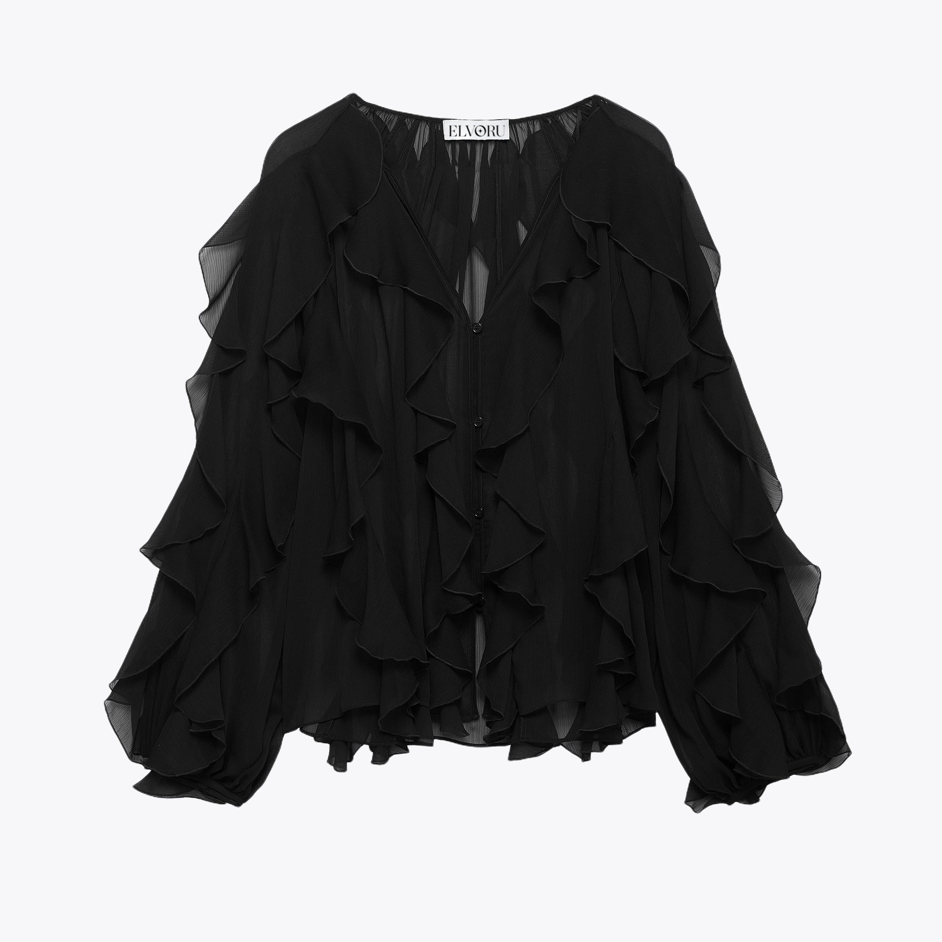 Ovogue-Paris™ | Pure Desire - Blouse à volants