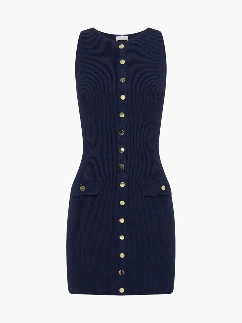 Ovogue-Paris™ | Mini robe avec boutons