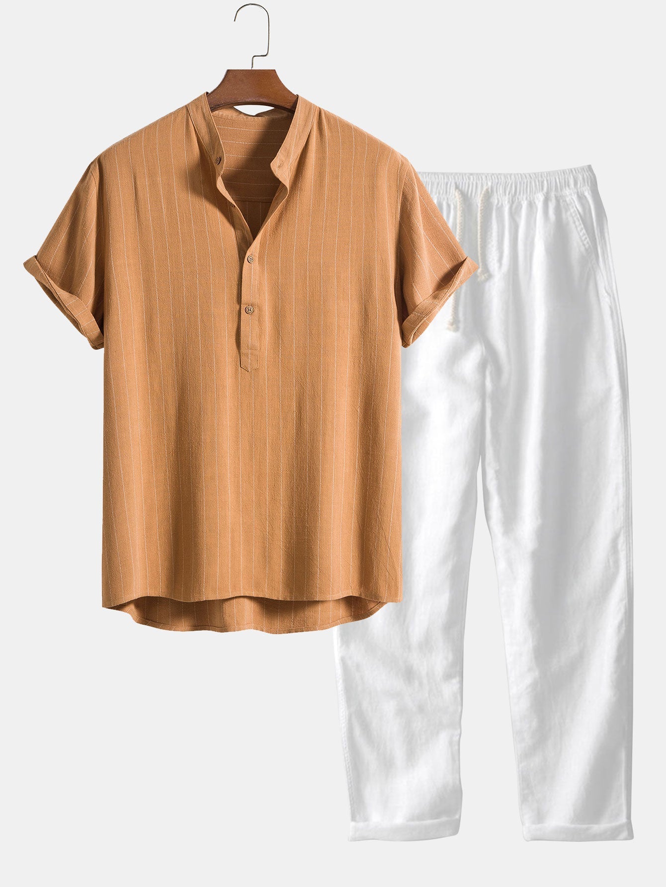 Ovogue-Paris™ | Ensemble d'été soigné à manches courtes