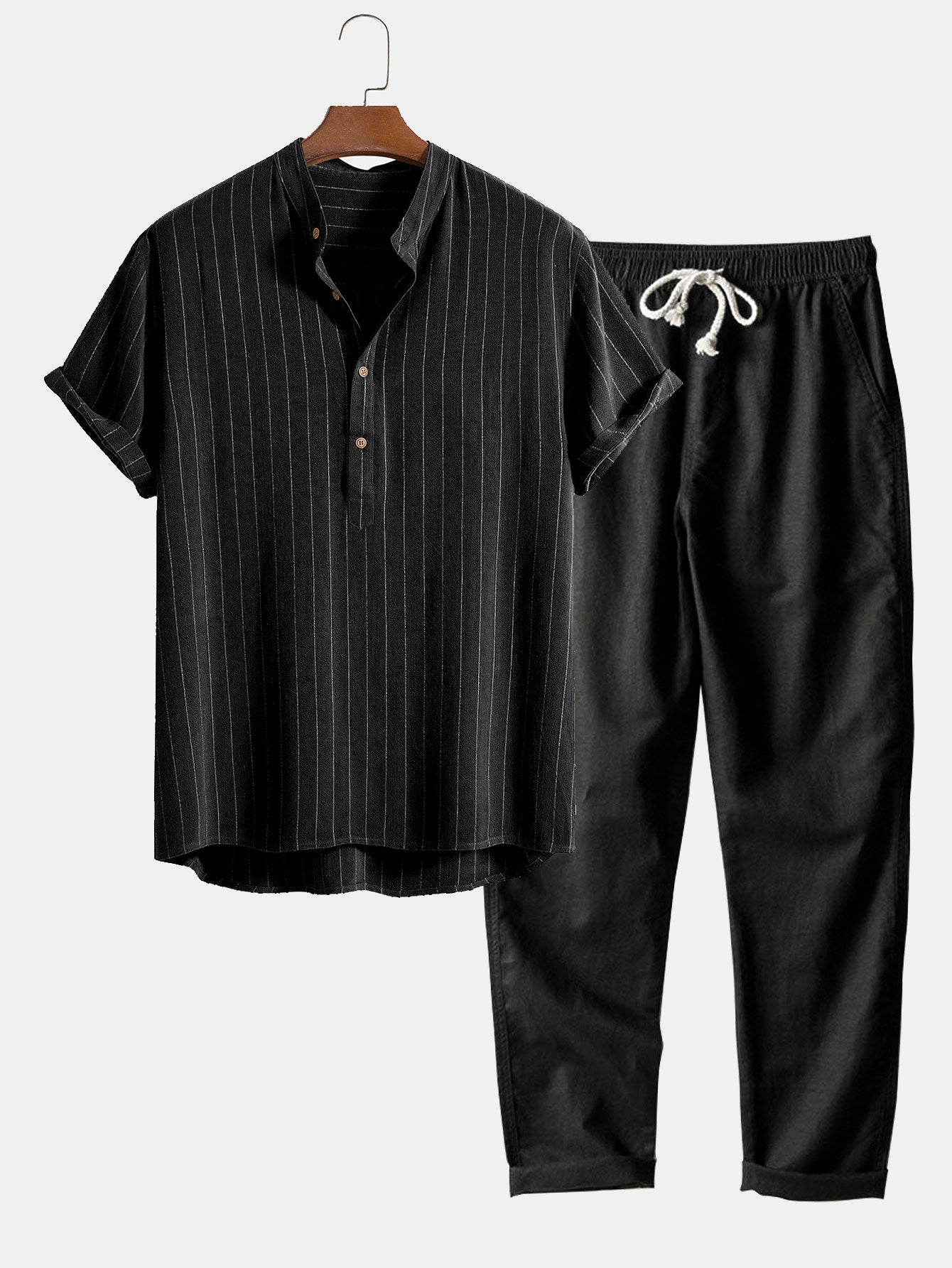 Ovogue-Paris™ | Ensemble d'été soigné à manches courtes