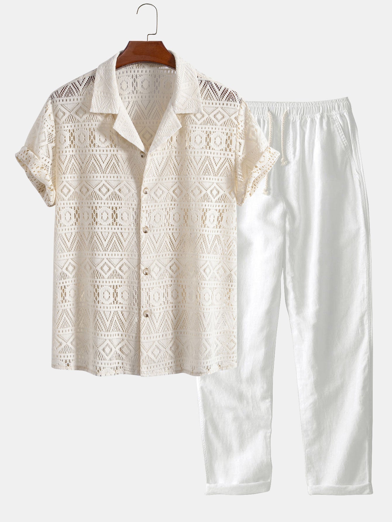 Ovogue-Paris™ | Ensemble d'été chic à manches courtes