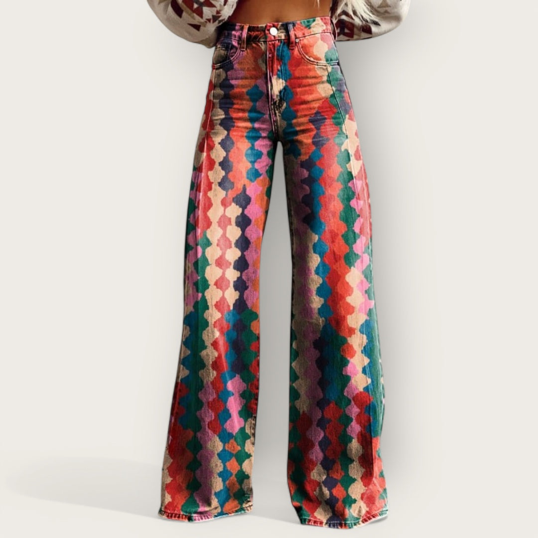 Ovogue-Paris™ | Pantalon bohème ample