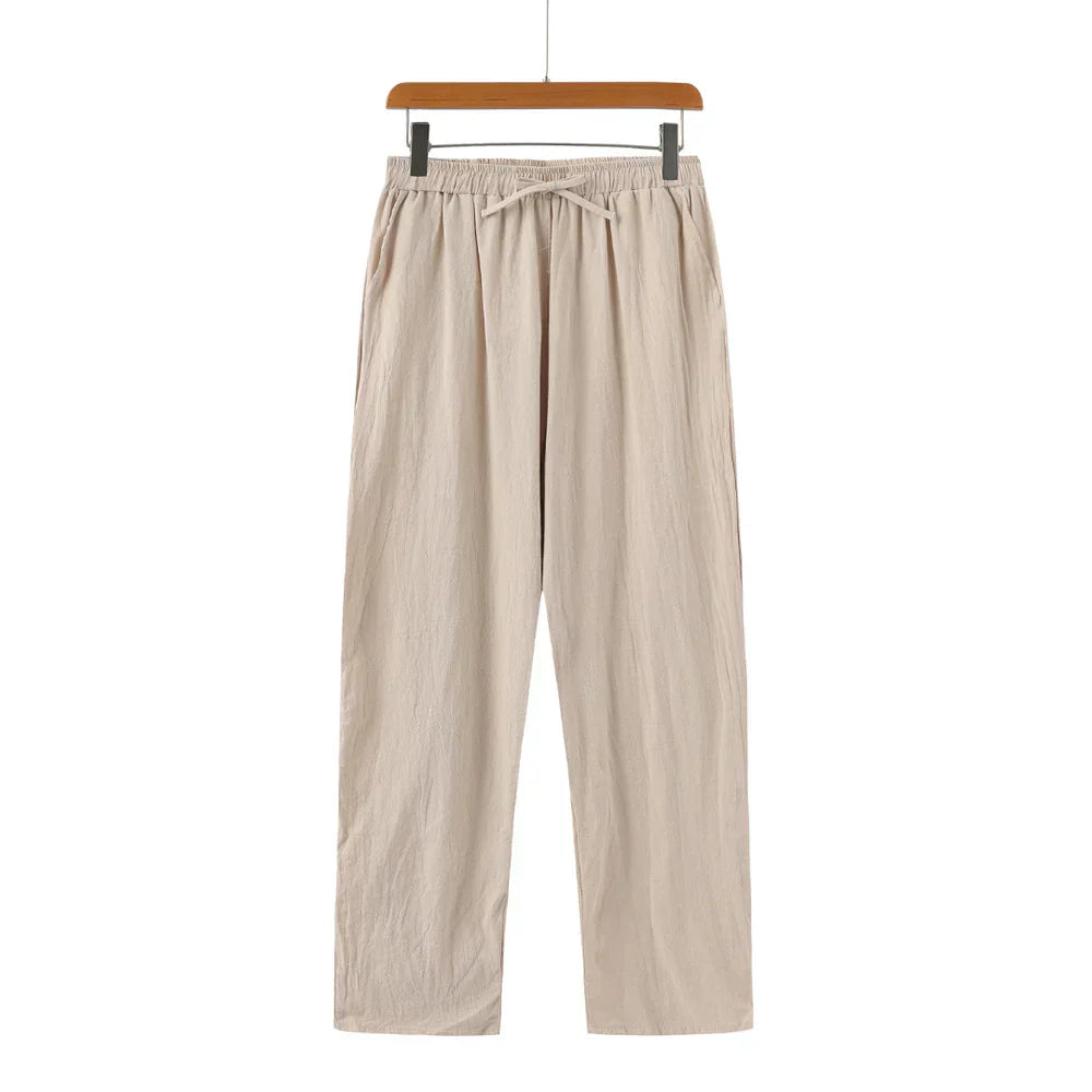Ovogue-Paris™ | Pantalon en lin