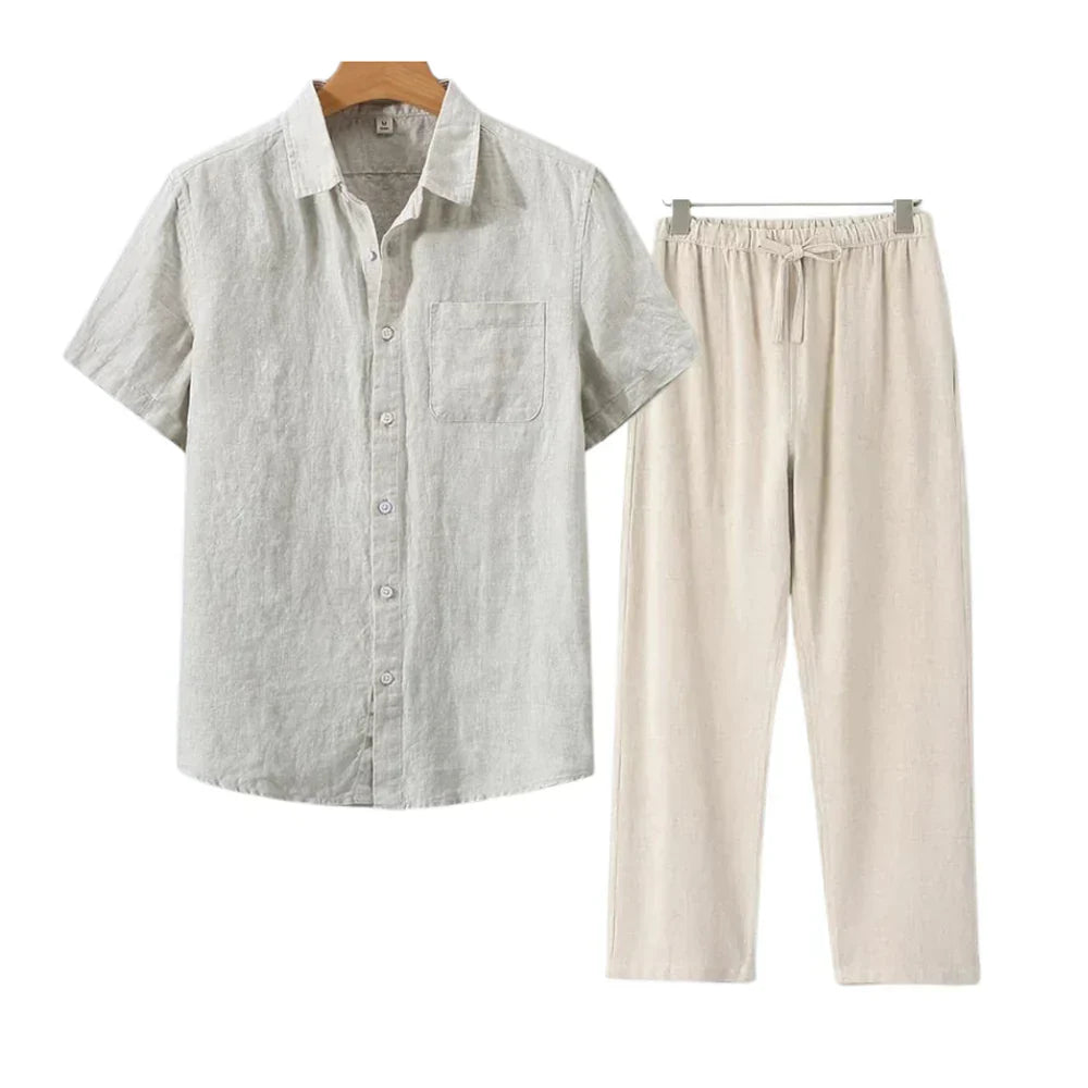 Ovogue-Paris™ | Combo lin manches courtes