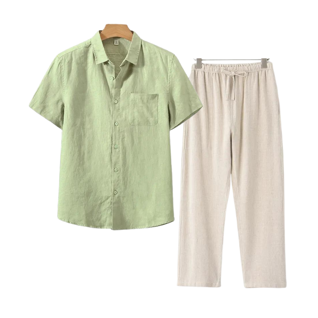 Ovogue-Paris™ |  Ensemble de lin chic