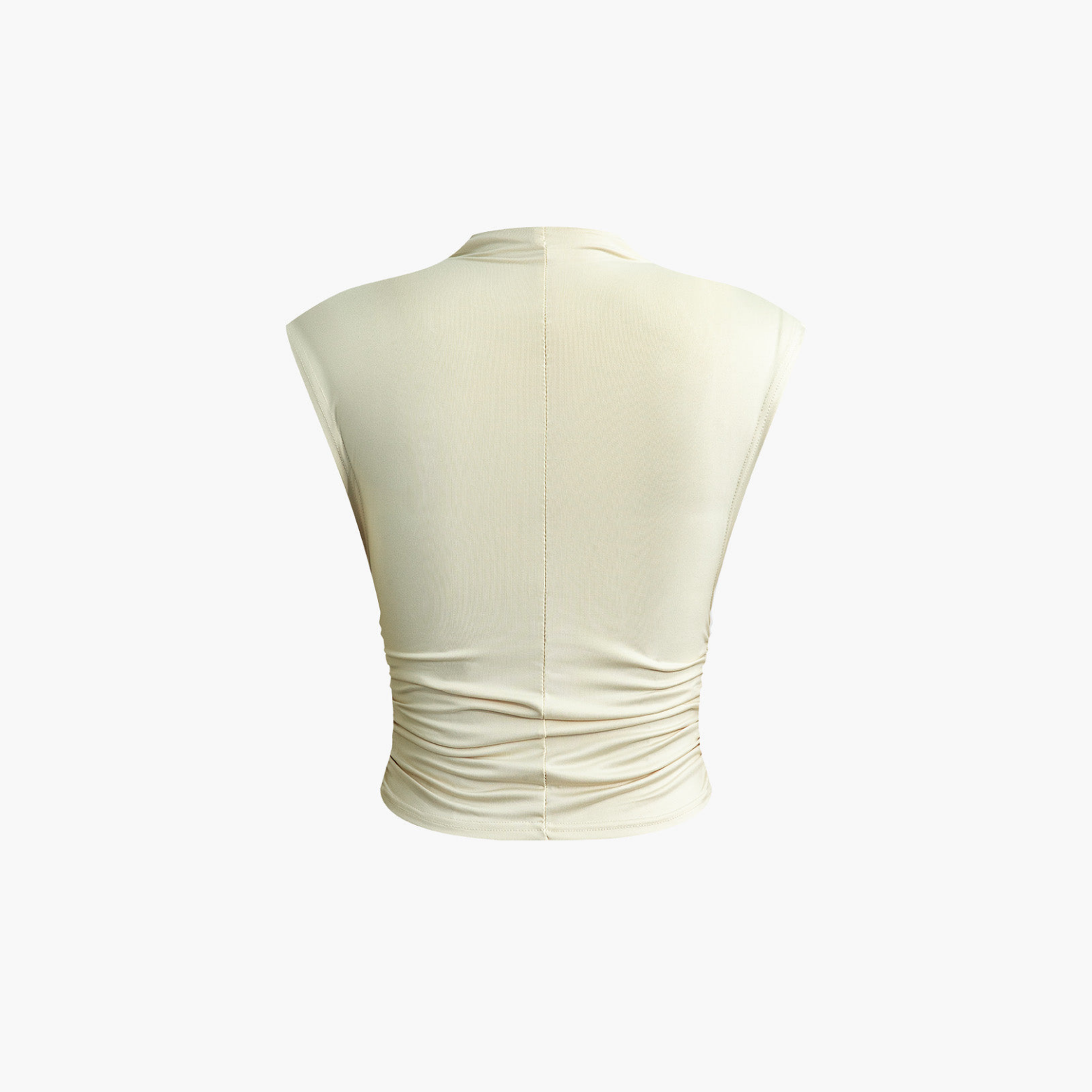 Ovogue-Paris™ | Haut À Col Montant Drapé