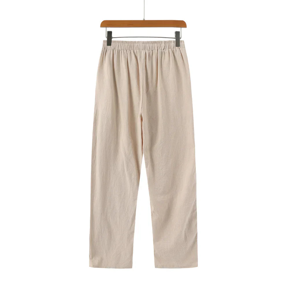 Ovogue-Paris™ | Pantalon en lin