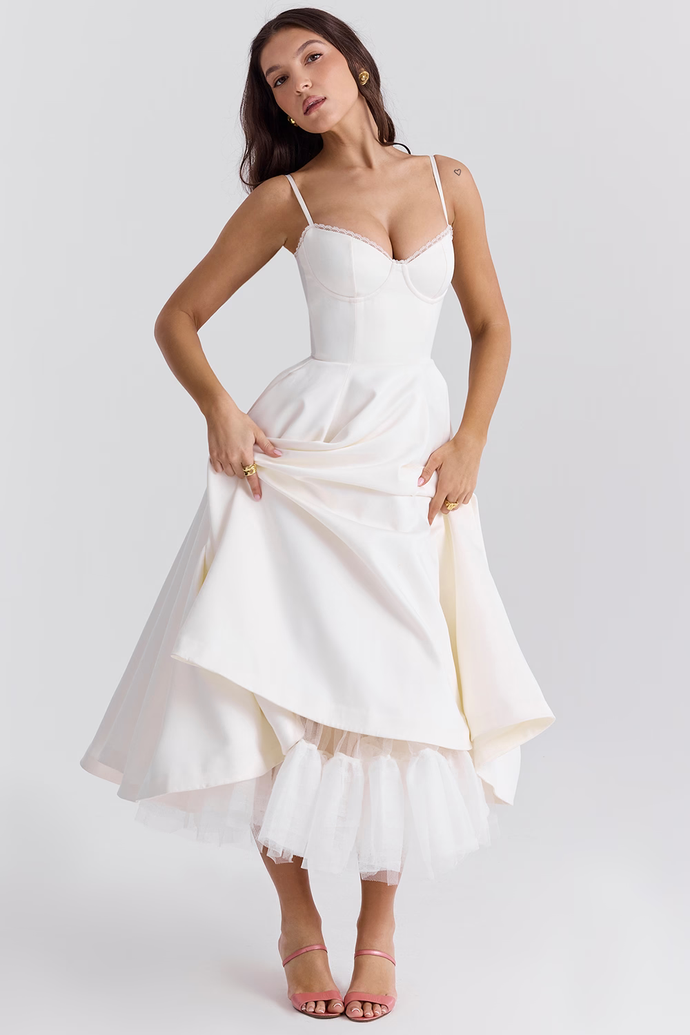 Ovogue-Paris™ | Robe de Rêve en Satin et Tulle