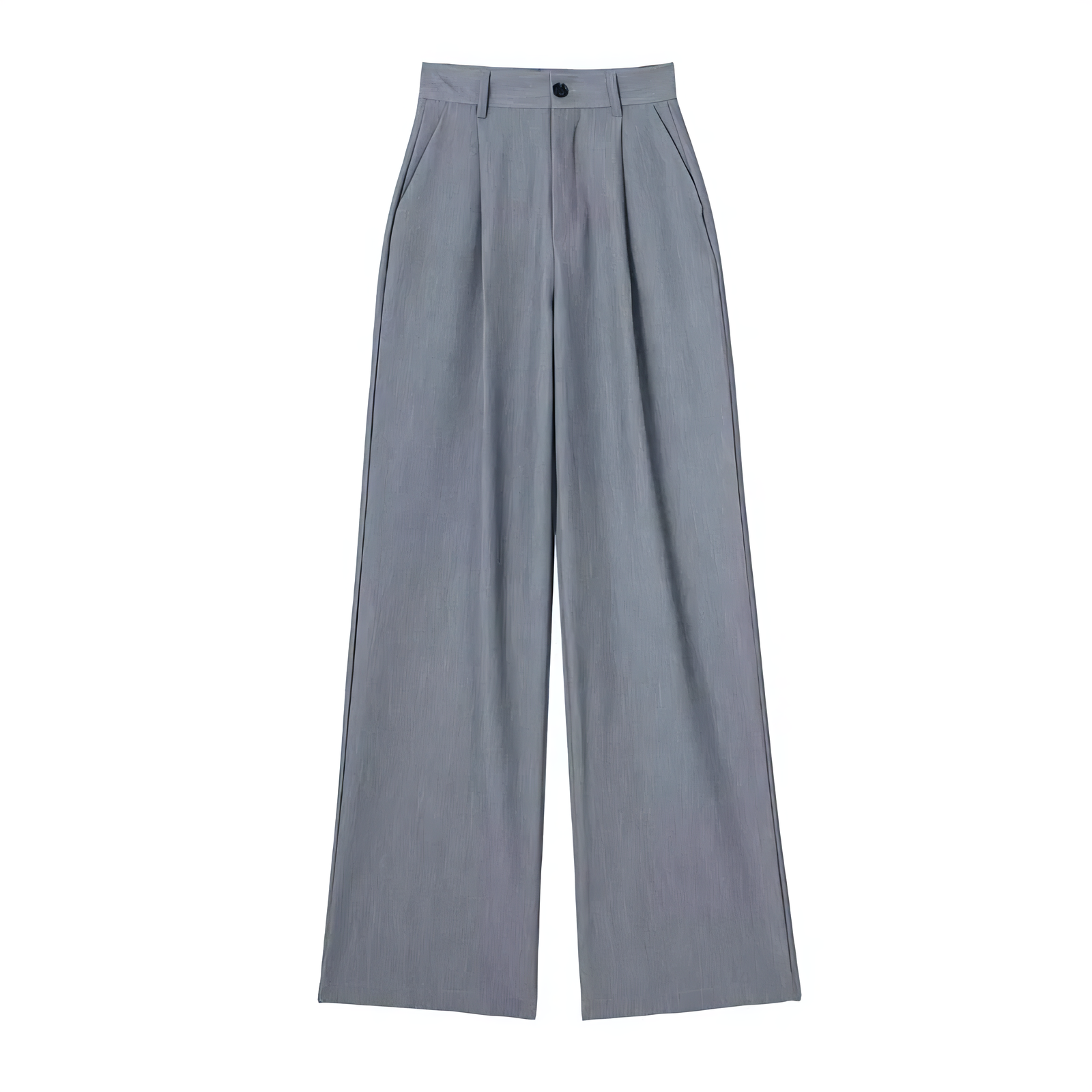 Ovogue-Paris™ | Pantalon Large Gris Élégant