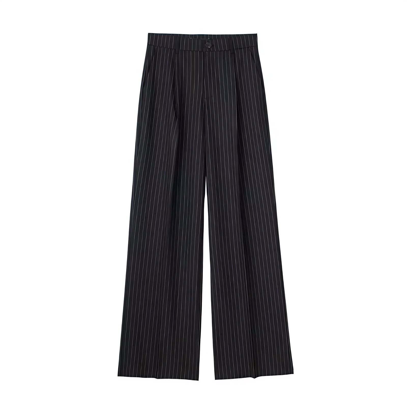 Ovogue-Paris™ | Pantalon Large à Rayures Chic