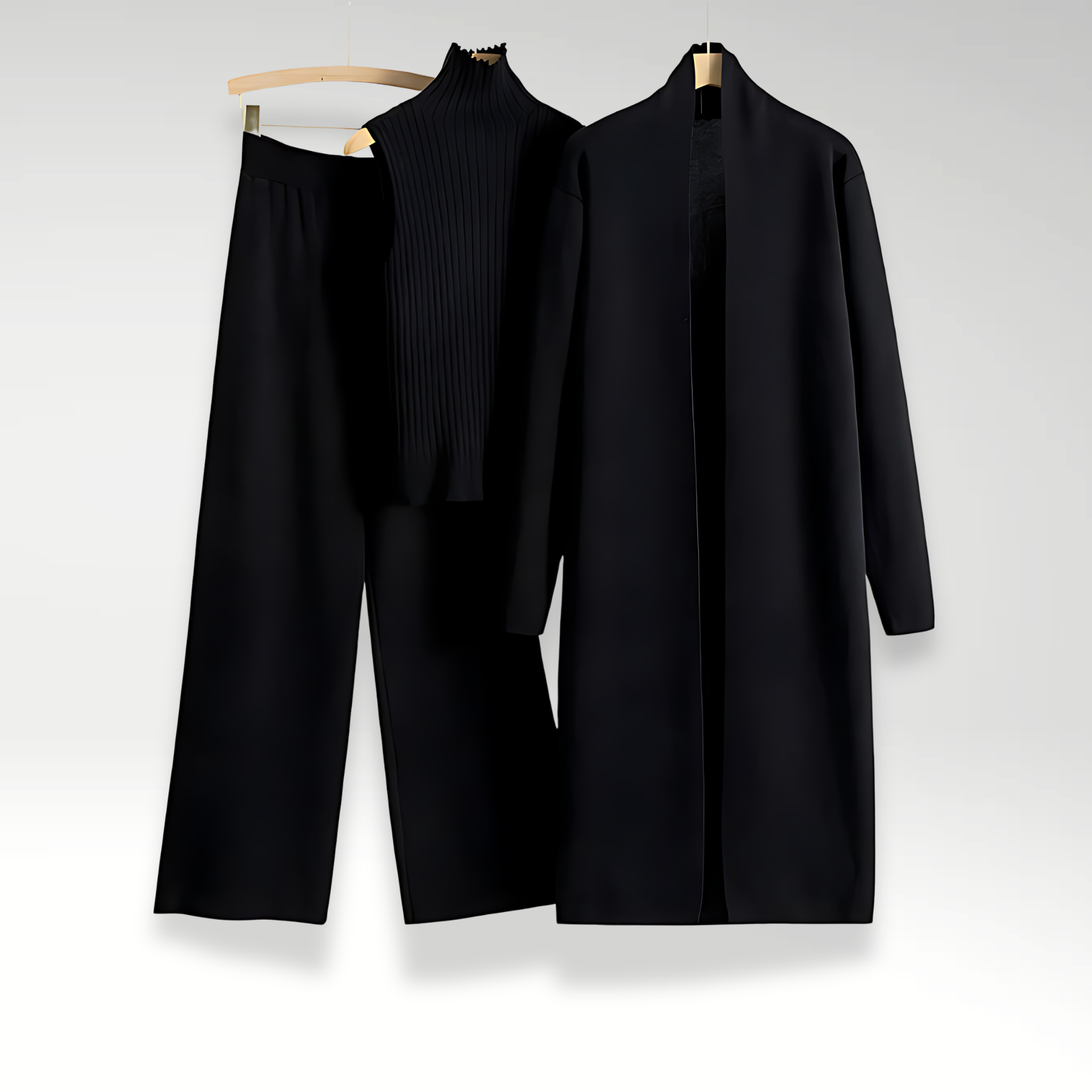 Ovogue-Paris™ | Ensemble trois pièces en maille Luxe