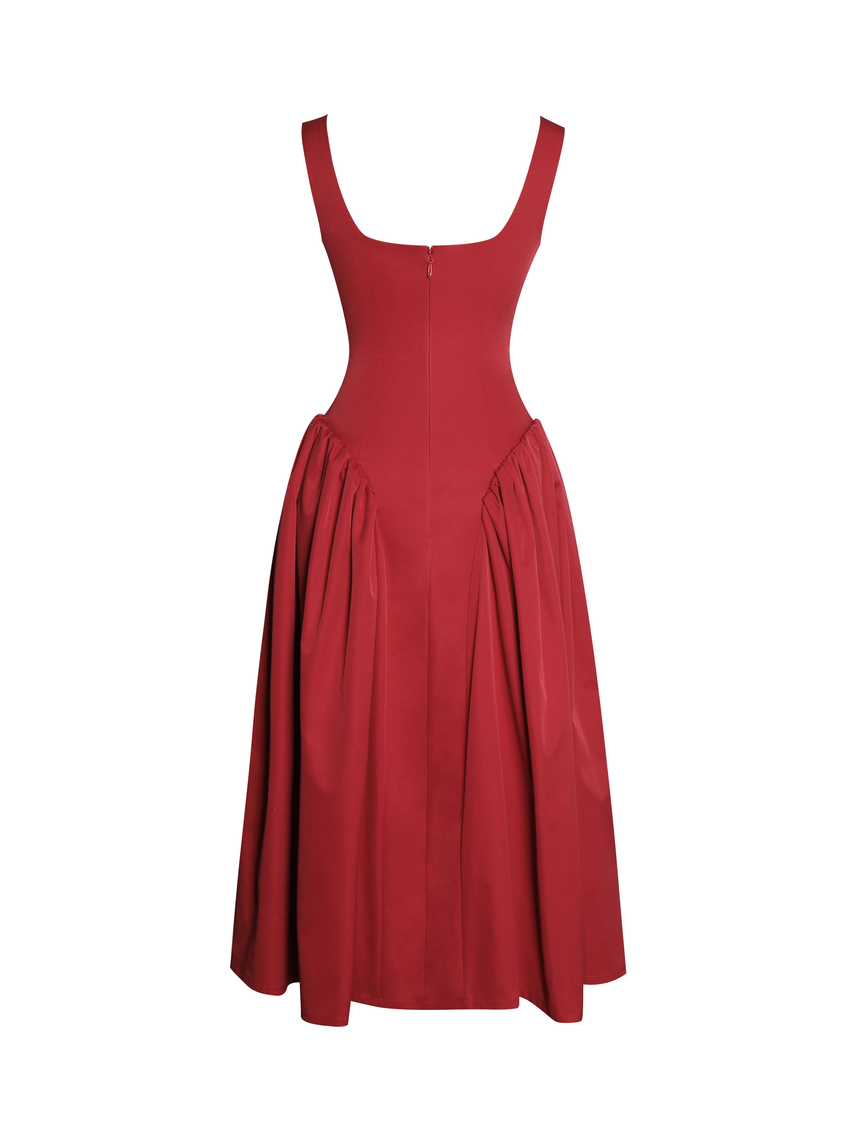 Ovogue-Paris™ | Robe Midi Rouge