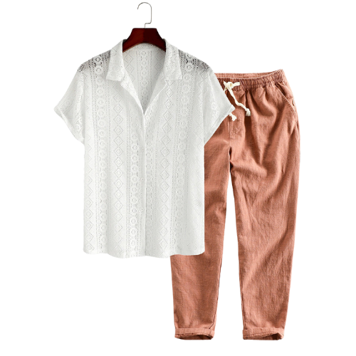 Ovogue-Paris™ | Ensemble d'été à manches courtes