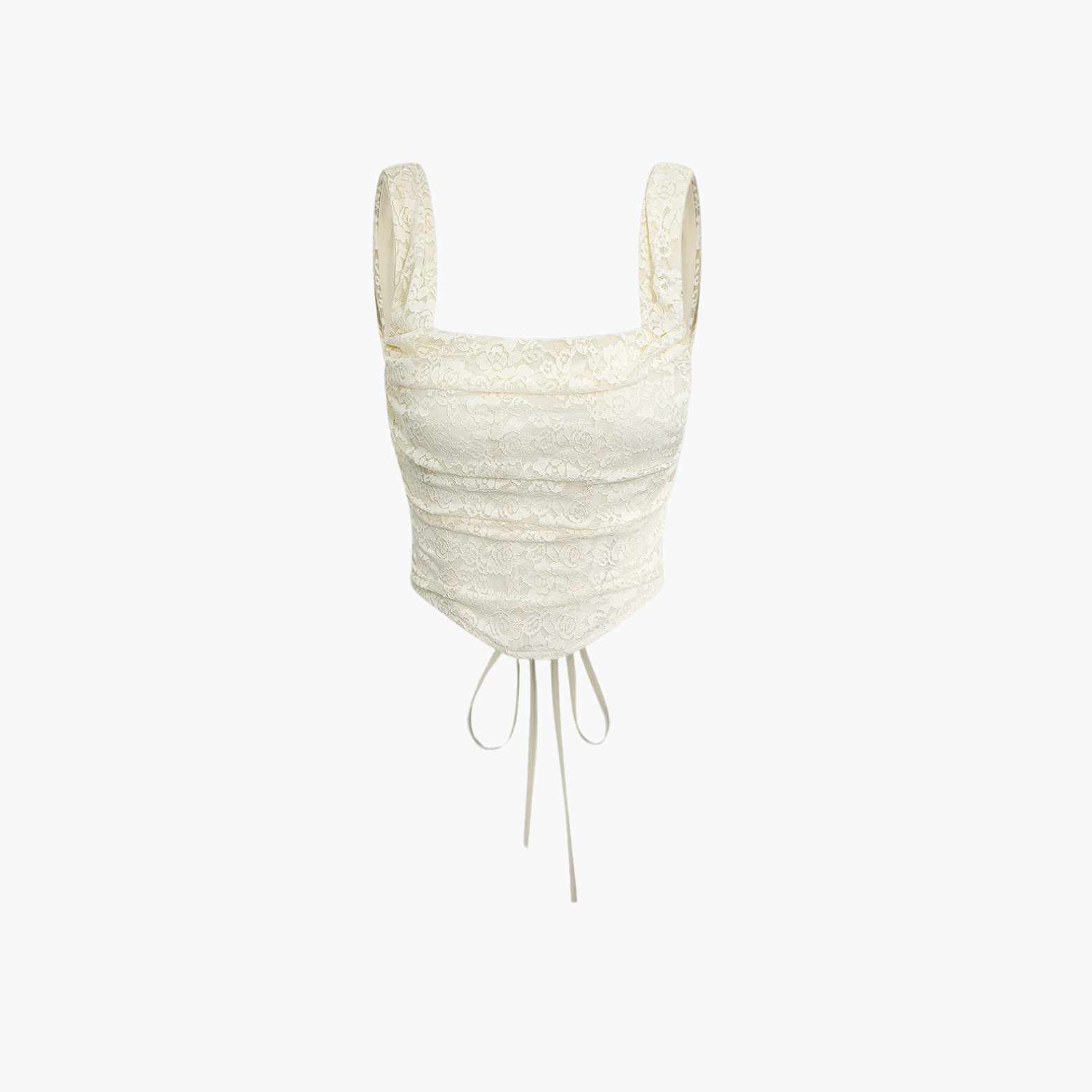 Ovogue-Paris™ | Haut Court En Dentelle Romantique