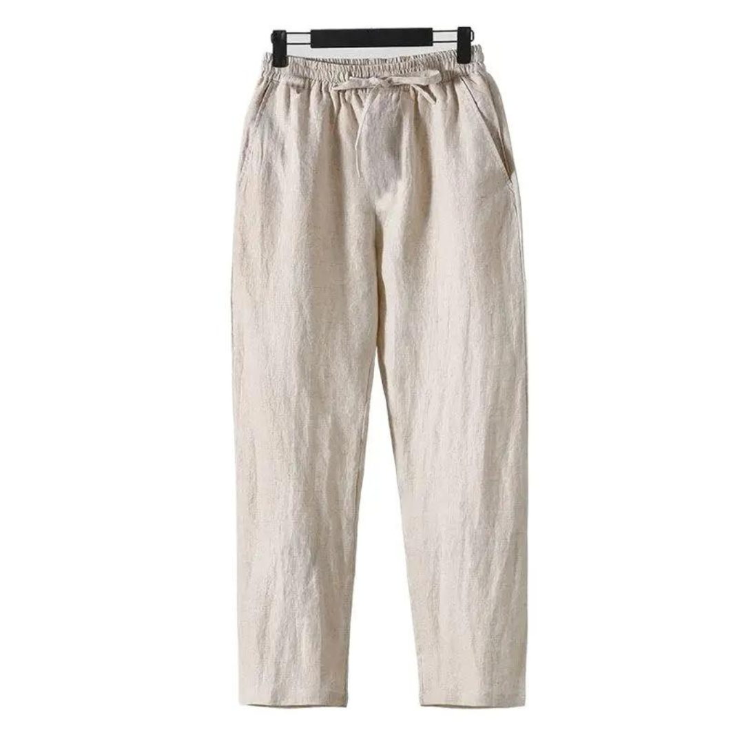 Ovogue-Paris™ | Pantalon en lin