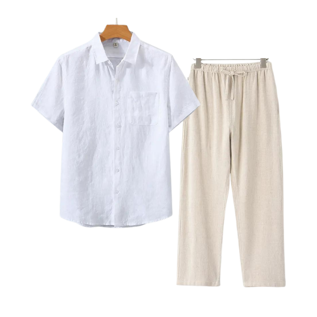 Ovogue-Paris™ |  Ensemble de lin chic