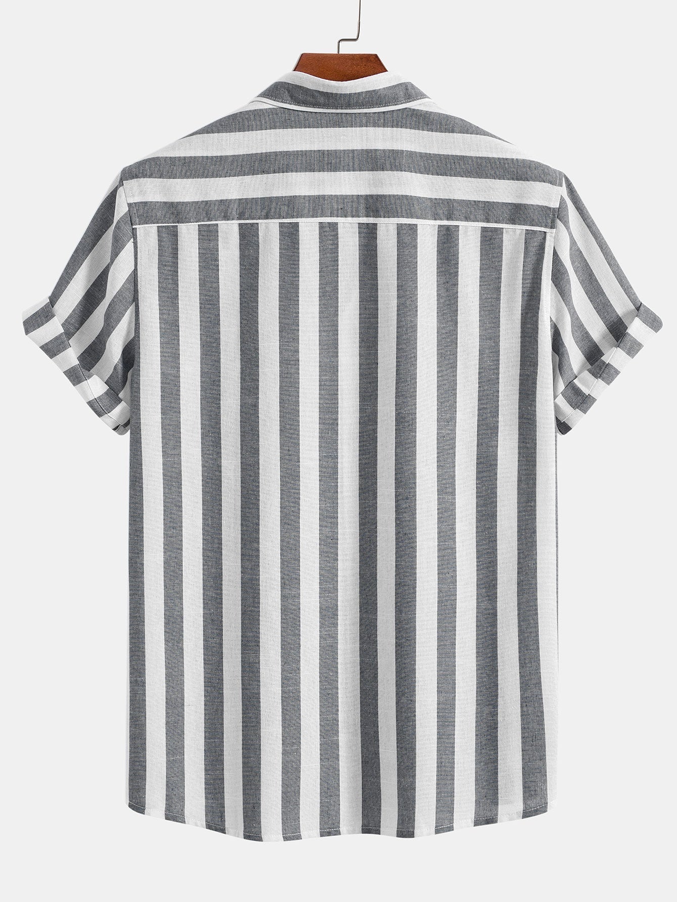 Ovogue-Paris™ | Ensemble d'été rayé à manches courtes