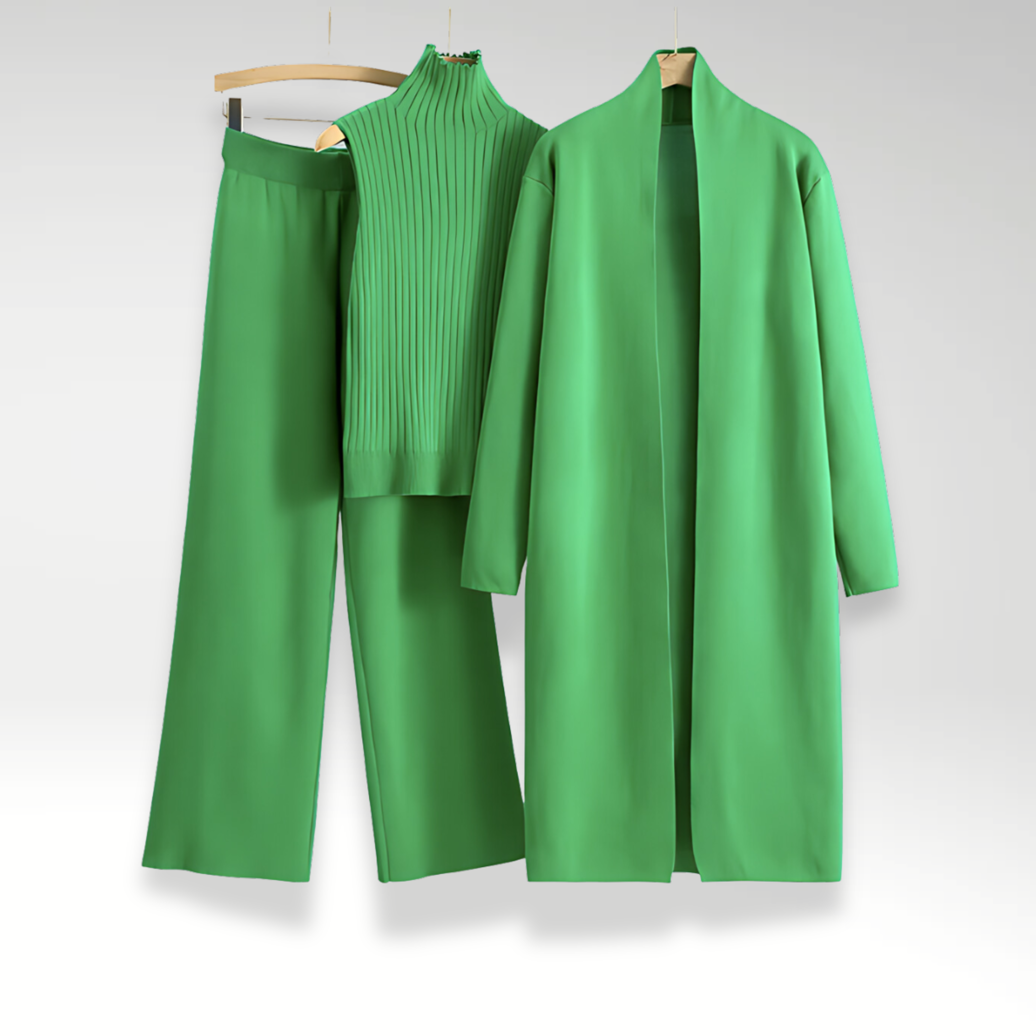Ovogue-Paris™ | Ensemble trois pièces en maille Luxe