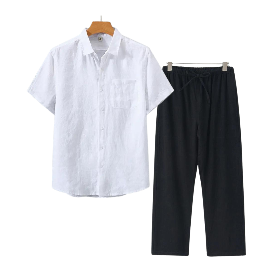Ovogue-Paris™ |  Ensemble de lin chic
