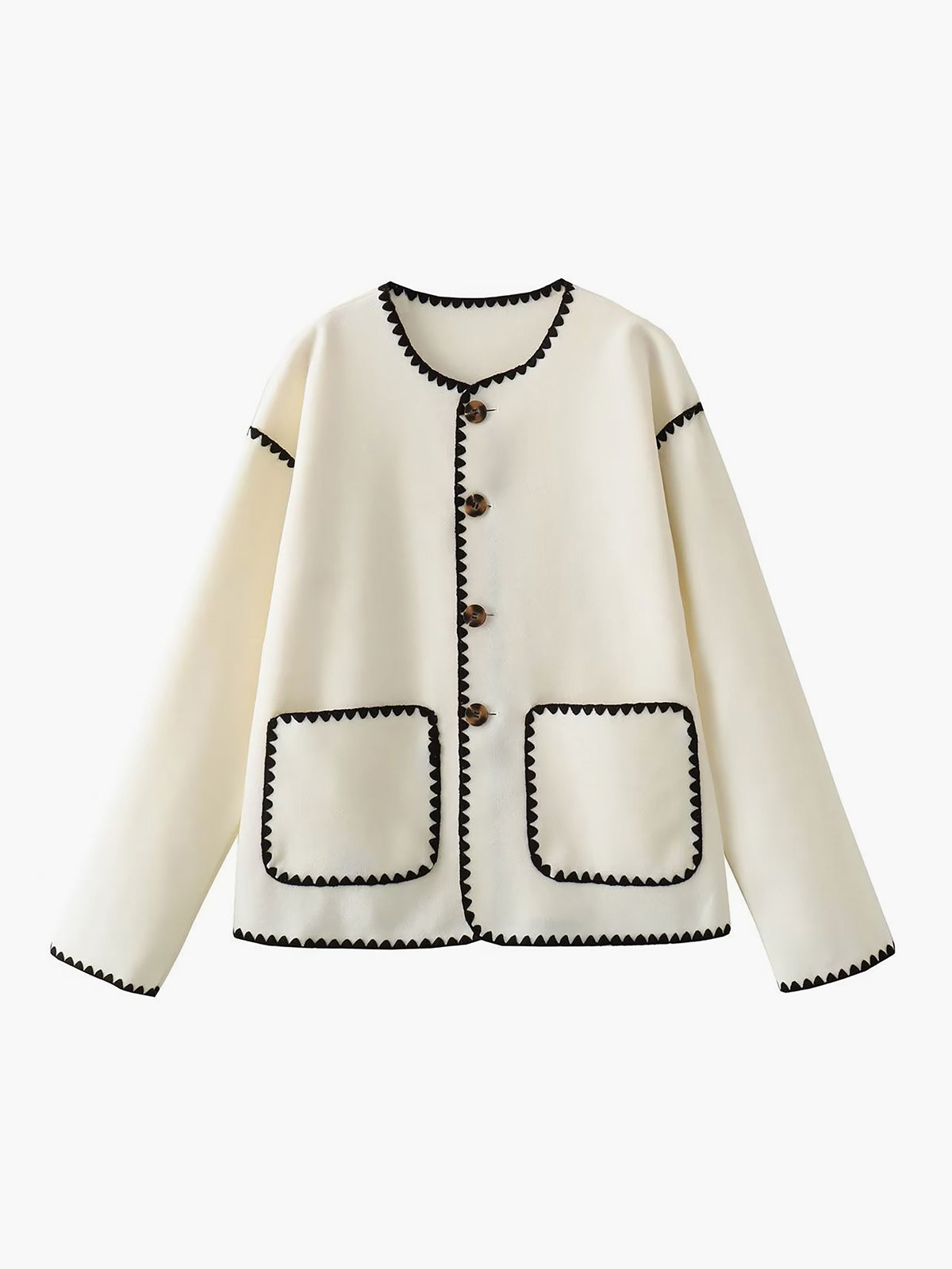 Ovogue-Paris™ | Veste contrastée