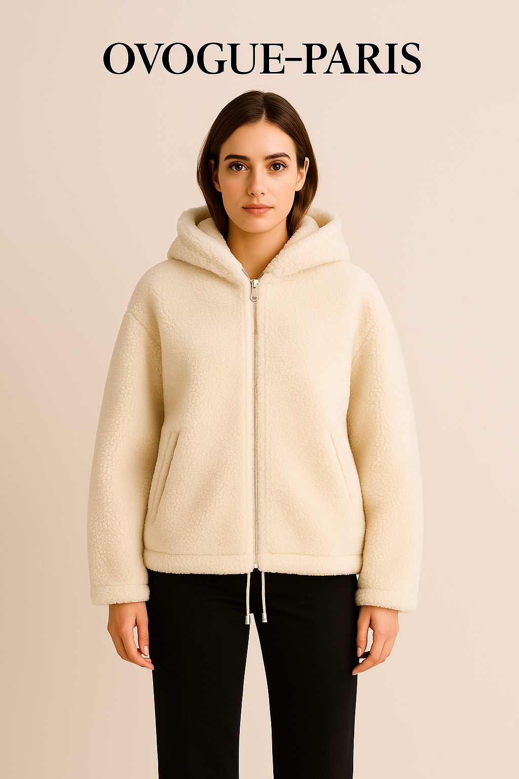 Ovogue-Paris™ | Veste en polaire teddy