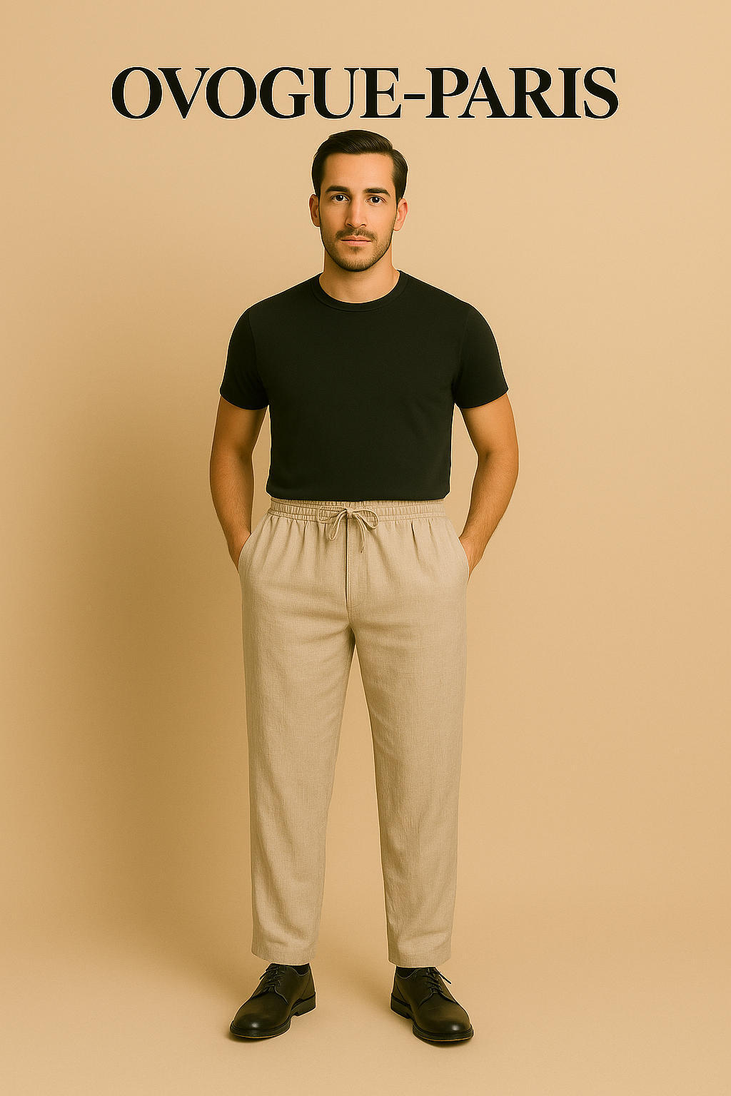 Ovogue-Paris™ | Pantalon en lin