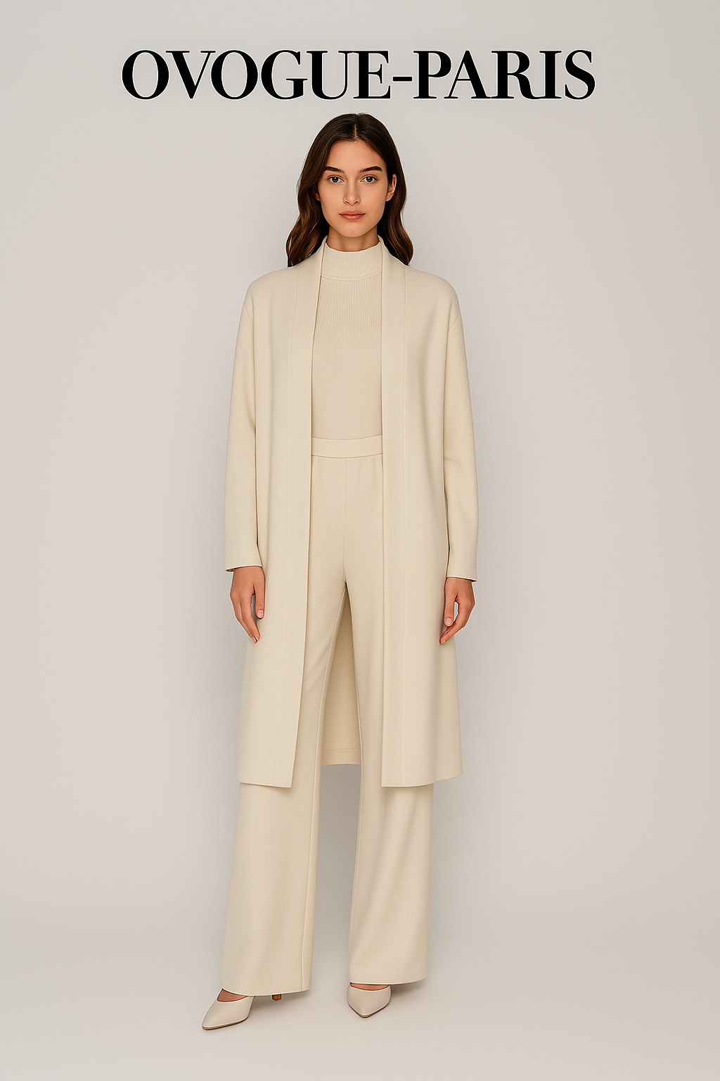 Ovogue-Paris™ | Ensemble trois pièces en maille Luxe