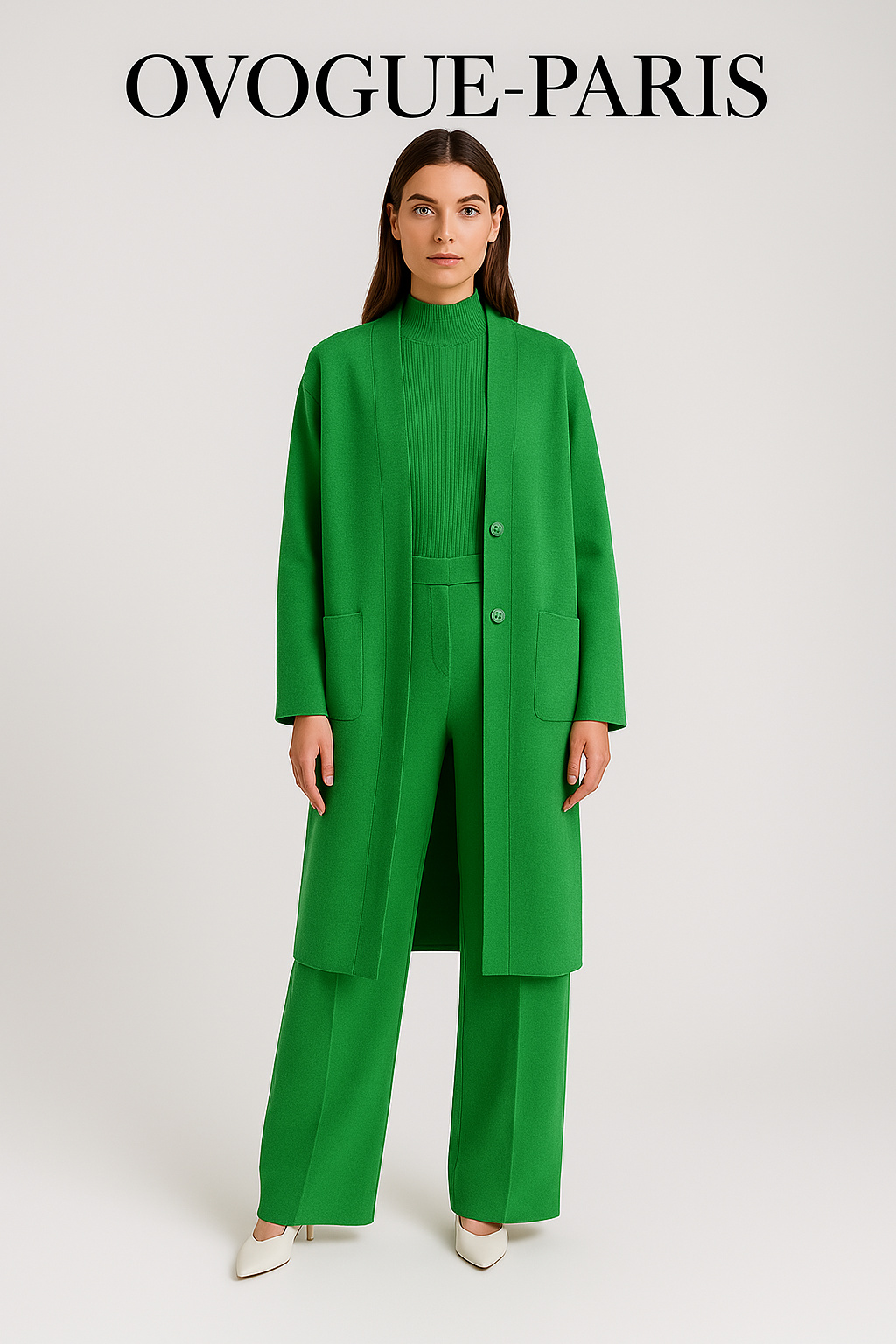 Ovogue-Paris™ | Ensemble trois pièces en maille Luxe