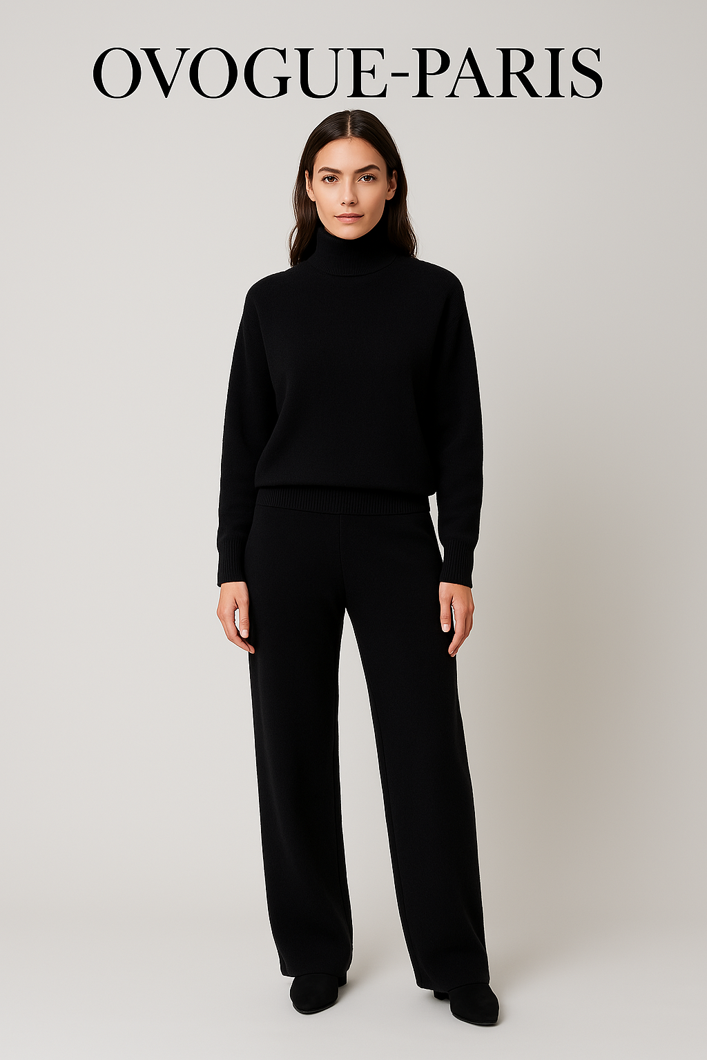 Ovogue-Paris™ | Ensemble deux pièces Lounge en tricot torsadé